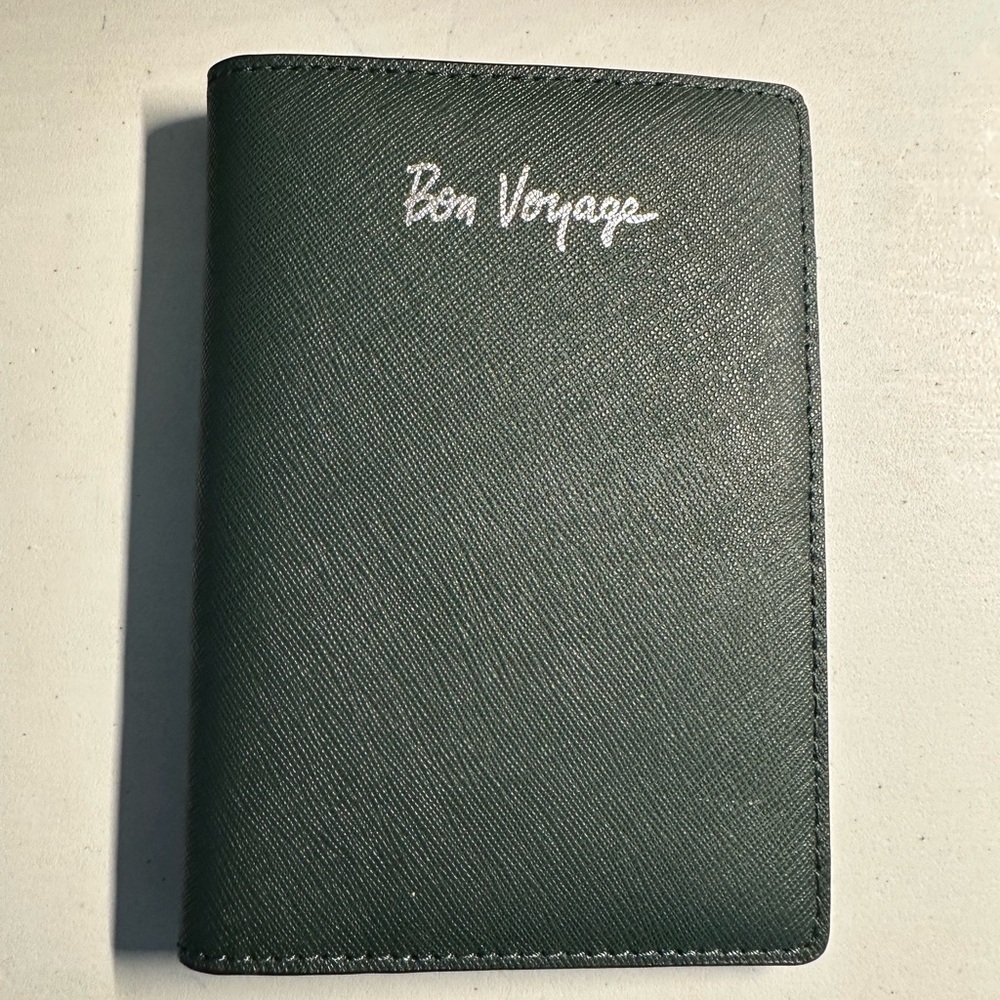 Rebecca Minkoff Bon Voyage leather passport/card holder